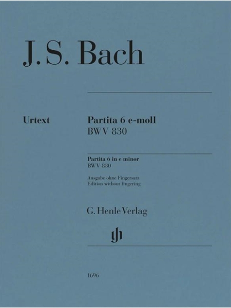 Partita 6 E-Moll, BWV 830 : For Piano / edited by Ullrich Scheideler.