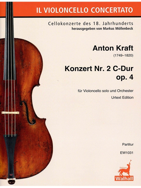 Konzert Nr. 2 C-Dur, Op. 4 : Für Violoncello Solo und Orchestra / edited by Markus Möllenbeck.