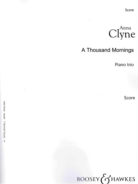 A Thousand Mornings : For Piano Trio (2020).