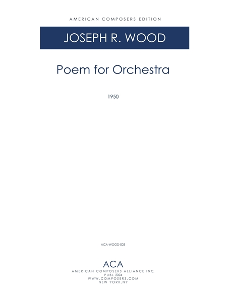 Poem : For Orchestra (1950).