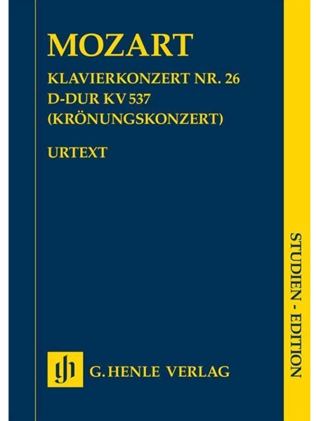 Klavierkonzert Nr. 26 D-Dur, K. 537 (Krönungskonzert) / edited by Andreas Friesenhagen.