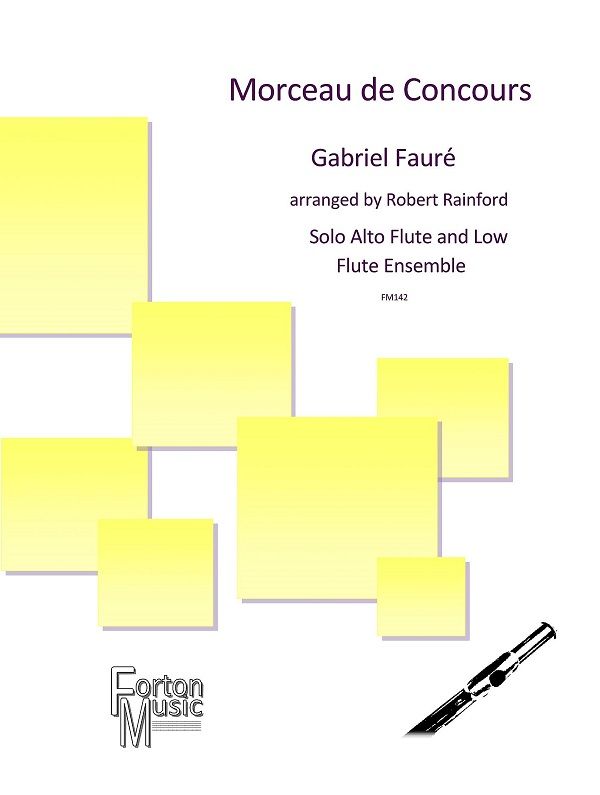 Morceau De Concours : For Solo Alto Flute and Low Flute Ensemble / arranged by Robert Rainford.