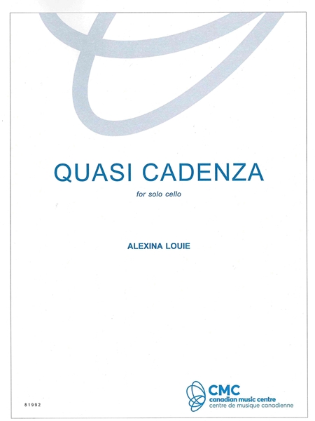 Quasi Cadenza : For Solo Cello (2018, Rev. 2022).