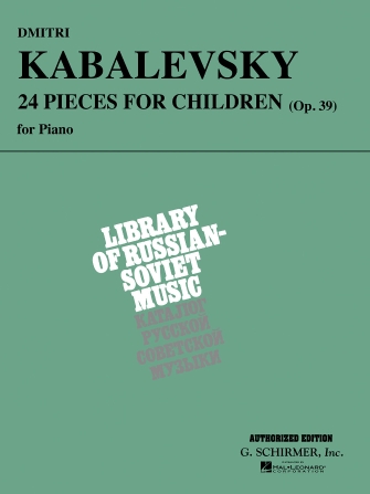 24 Pieces For Children, Op. 39 : For Piano.