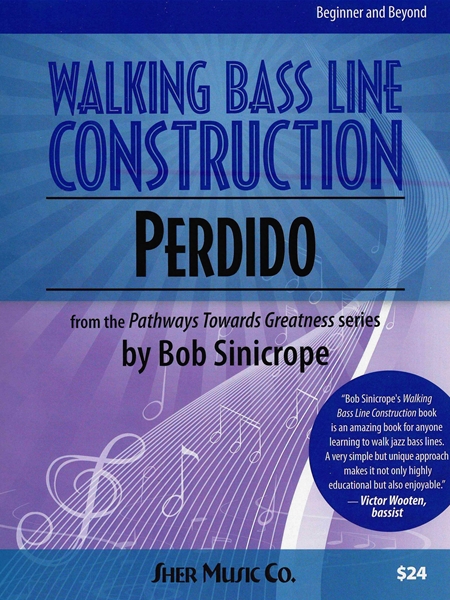 Walking Bass Line Construction : Perdido.