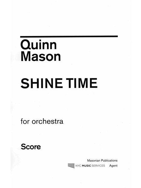 Shine Time : For Orchestra.