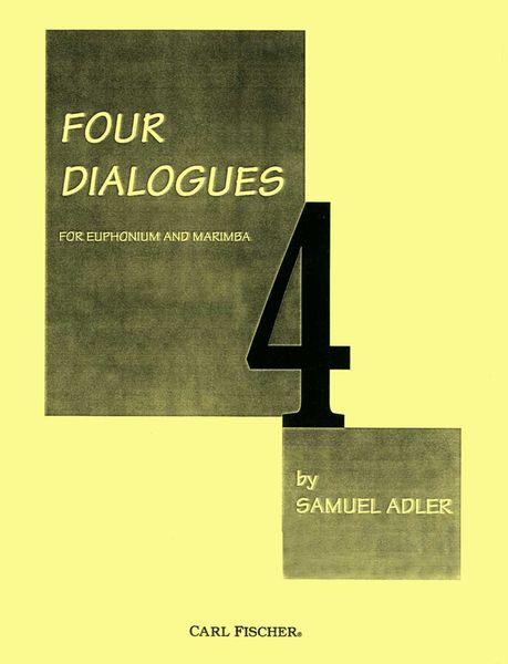 Four Dialogues : For Euphonium and Marimba.