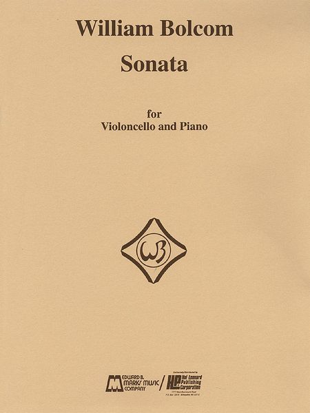 Sonata : For Violoncello And Piano.