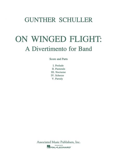 On Winged Flight : A Divertimento For Band.