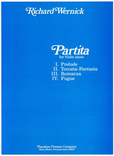Partita : For Violin Alone.