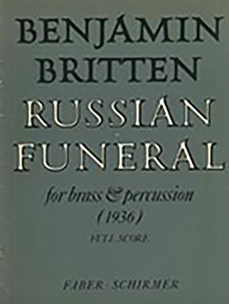 Russian Funeral : For Brass & Percussion.