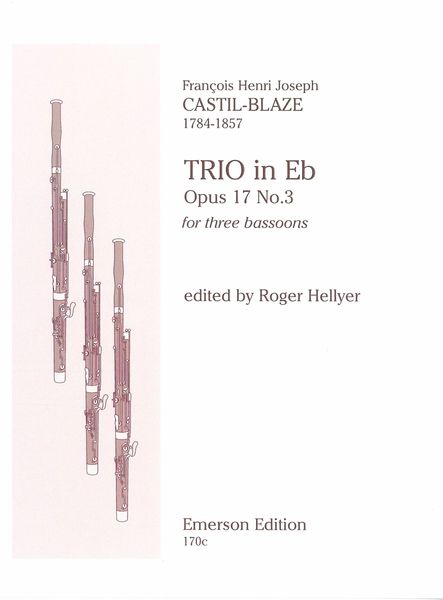 Trio In Eb, Op. 17 No. 3 : For Three Bassoons / edited by Roger Hellyer.