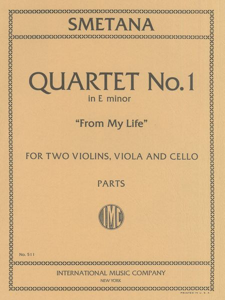 Quartet In E Minor : From My Life.