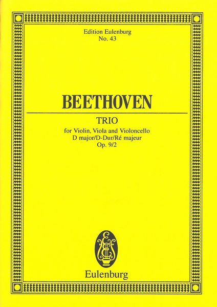 String Trio, Op. 9 No. 2 In D Major.