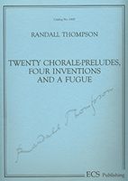 Twenty Chorale Preludes, Four Inventions And A Fugue.