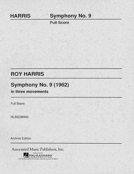 Symphony No. 9 (1962).