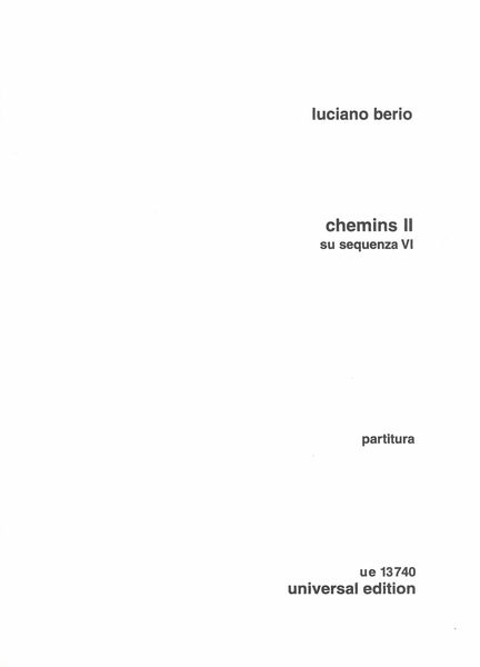 Chemins II, Su Sequenza VI : Per Viola E 9 Strumenti.