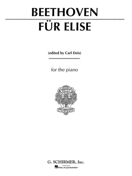 Für Elise : For Piano.