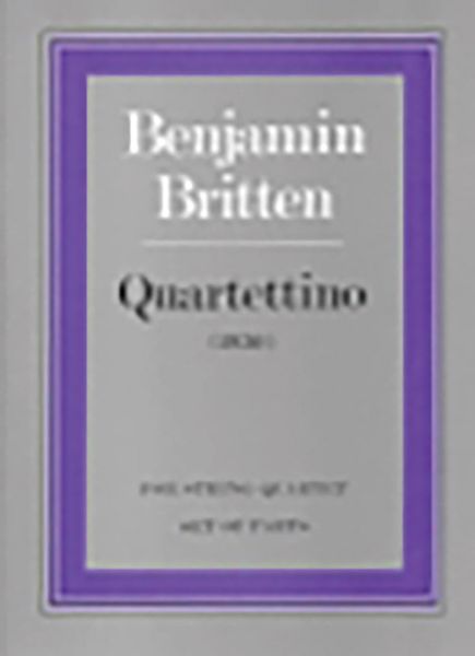 Quartettino (1930) : For String Quartet.