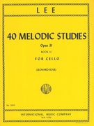 Forty Melodic Studies, Op. 31 : For Violoncello - Vol. II.