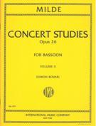 Concert Studies, Op. 26 : For Bassoon - Vol. II / Ed. by Simon Kovar.