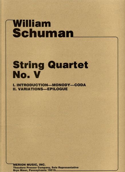 String Quartet No. 5.