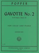 Gavotte No. 2, Op. 23 : For Violoncello and Piano.