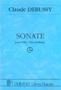 Sonata : Pour Flute, Alto Et Harpe.