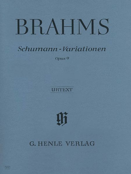 Schumann-Variationen, Op. 9 : For Piano.