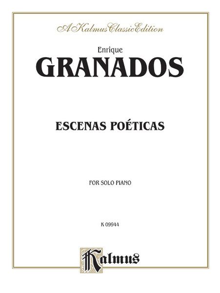 Escenas Poeticas : For Piano.
