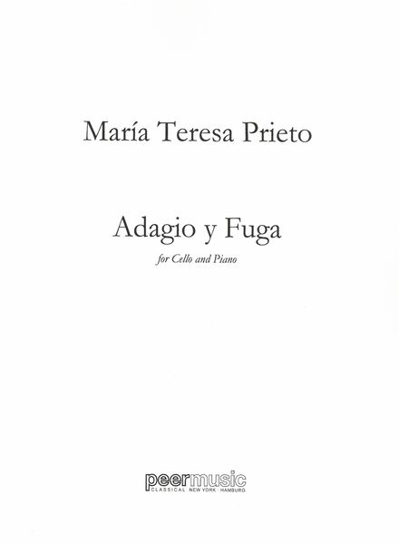 Adagio Y Fuga : For 'Cello And Piano.