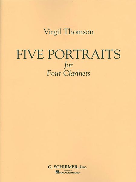 Five Portraits : For Four Clarinets.